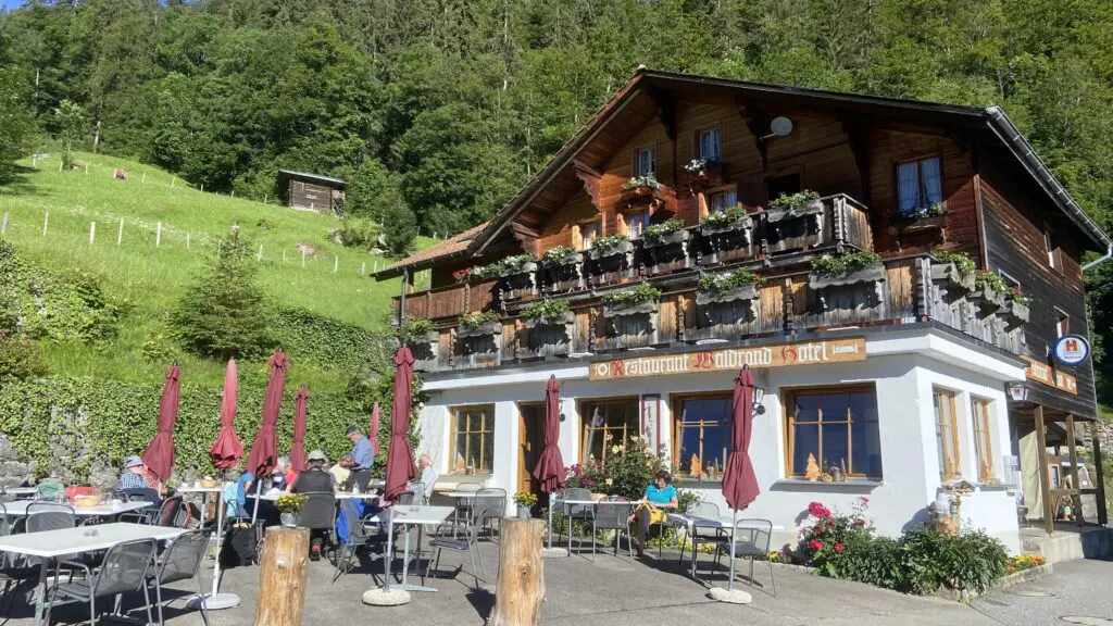 hotel restaurant waldrand isenfluh switzerland