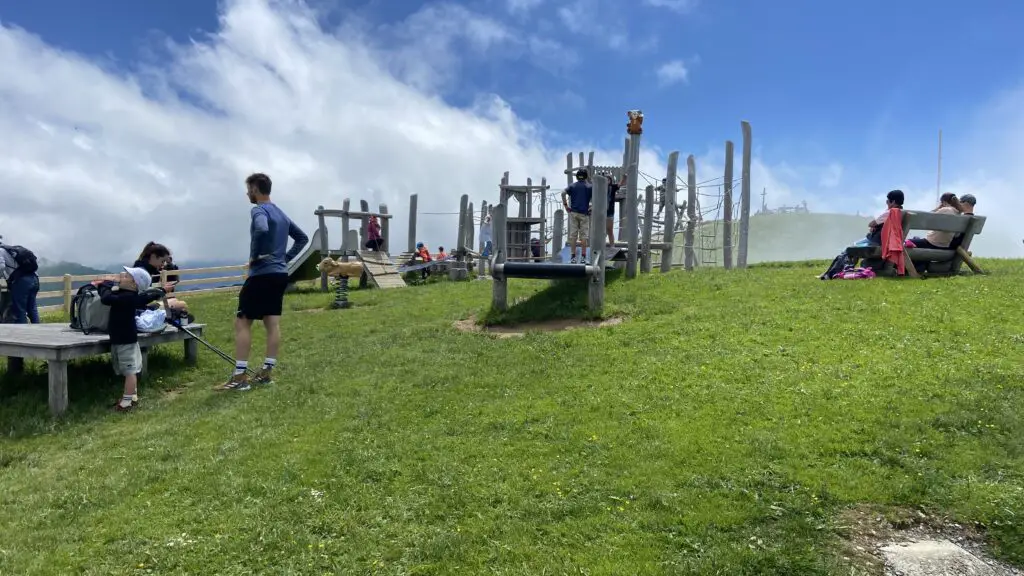 fronalpstock playground above stoos switzerland