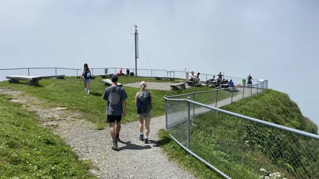 fronalpstock viewing platform above stoos switzerland