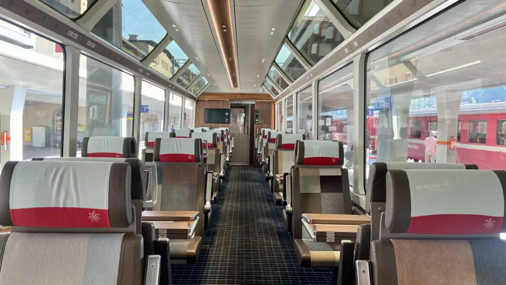 first class glacier express switzerland