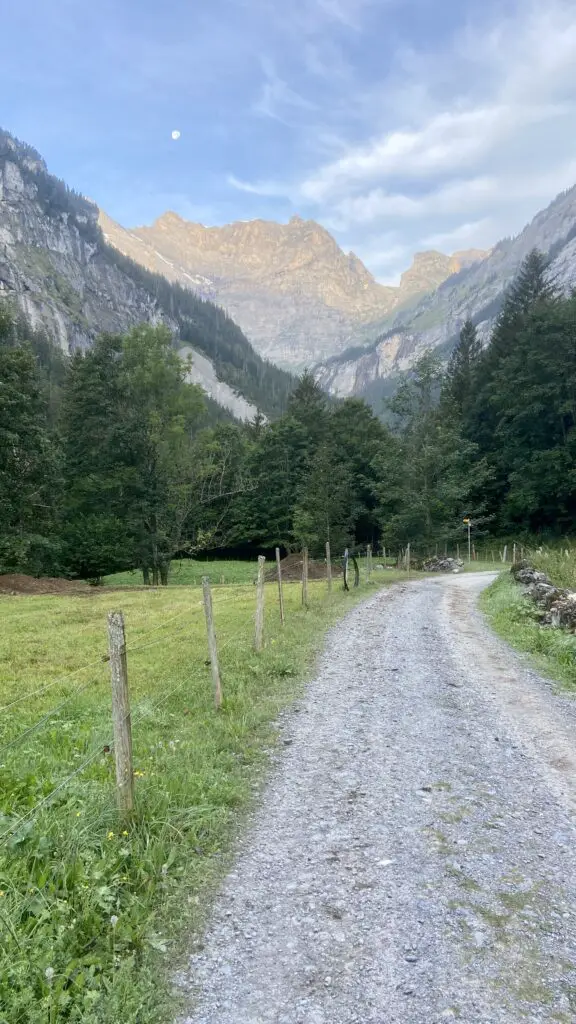 view just outside of gimmelwald switzerland hiking to tanzbödeli and obersteinberg