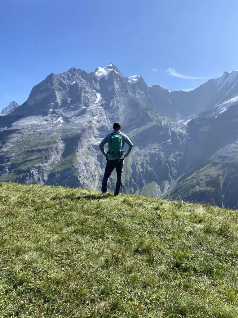 brett admiring the views from tanzbödeli