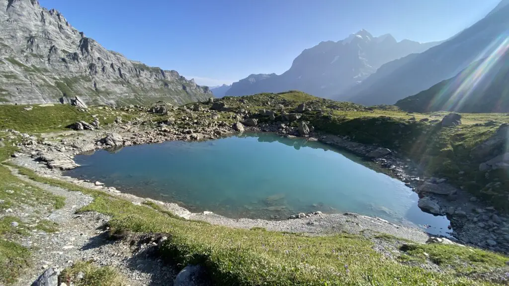 oberhornsee switzerland alpine lake