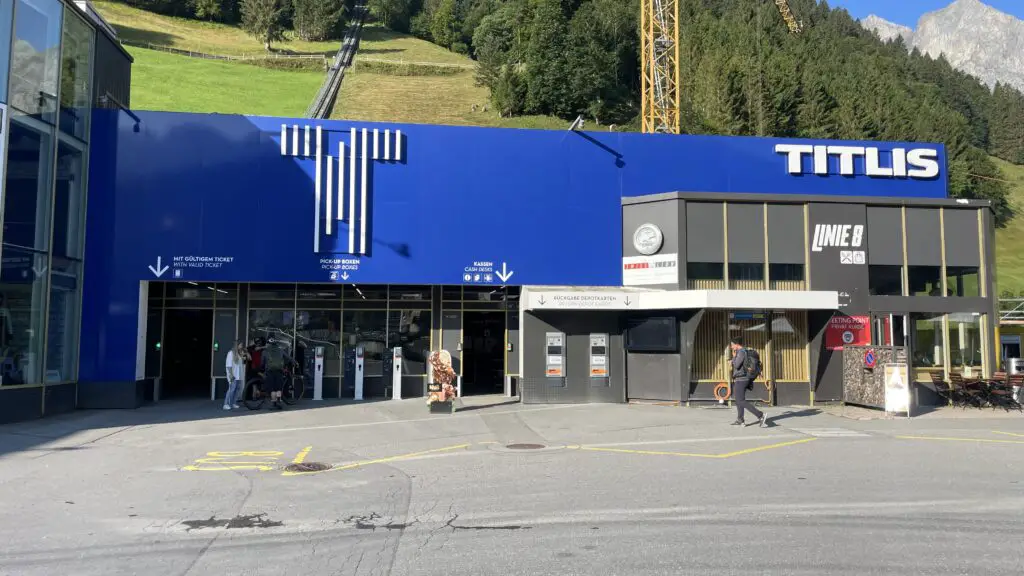 titlis station in engelberg switzerland