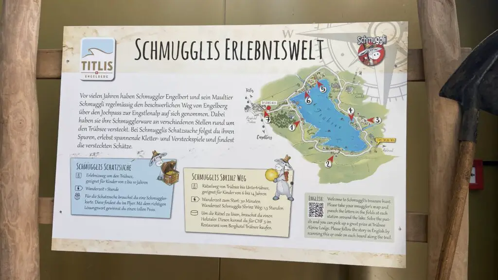 map of schmuggli's kids trail at trübsee