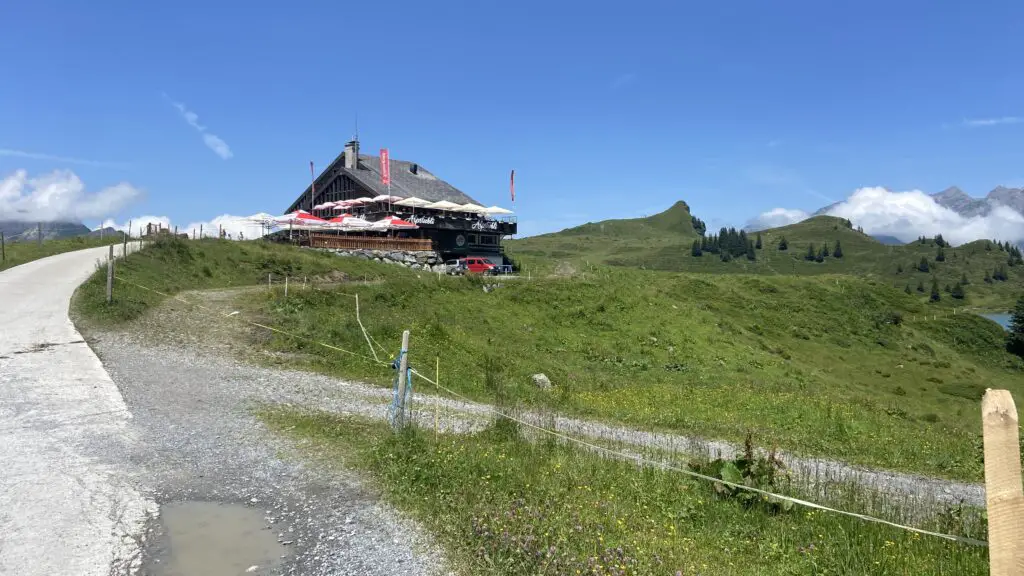 view of restaurant alpstubli trubsee