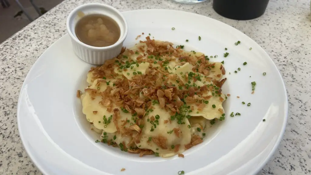 alpine macaroni at restaurant alpstubli trubsee