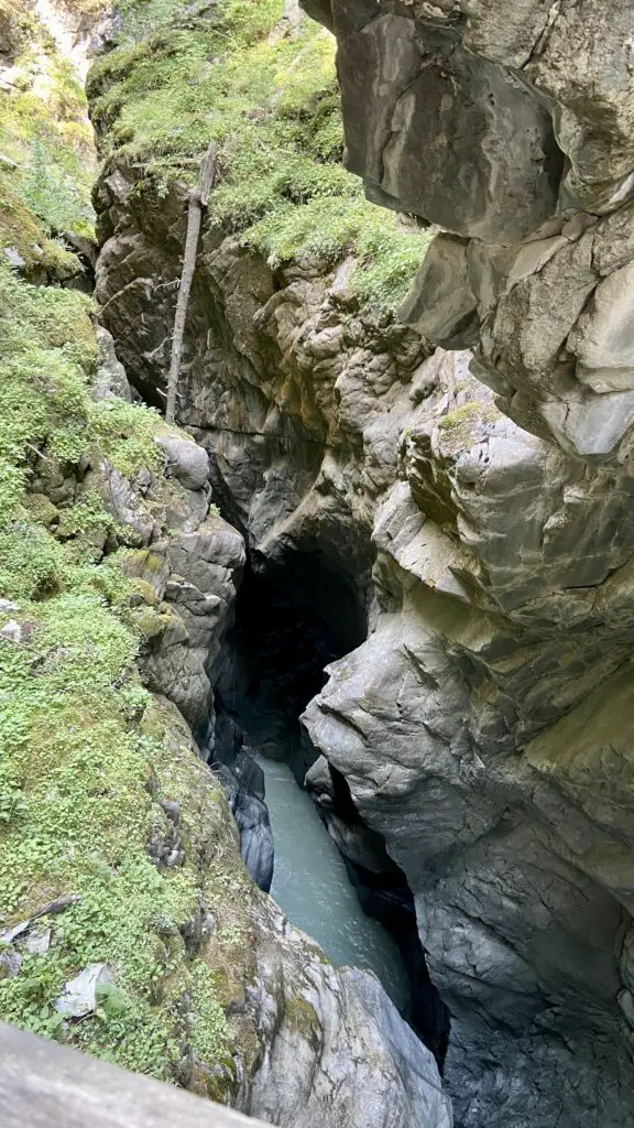 narrow gorner gorge zermatt switzerland