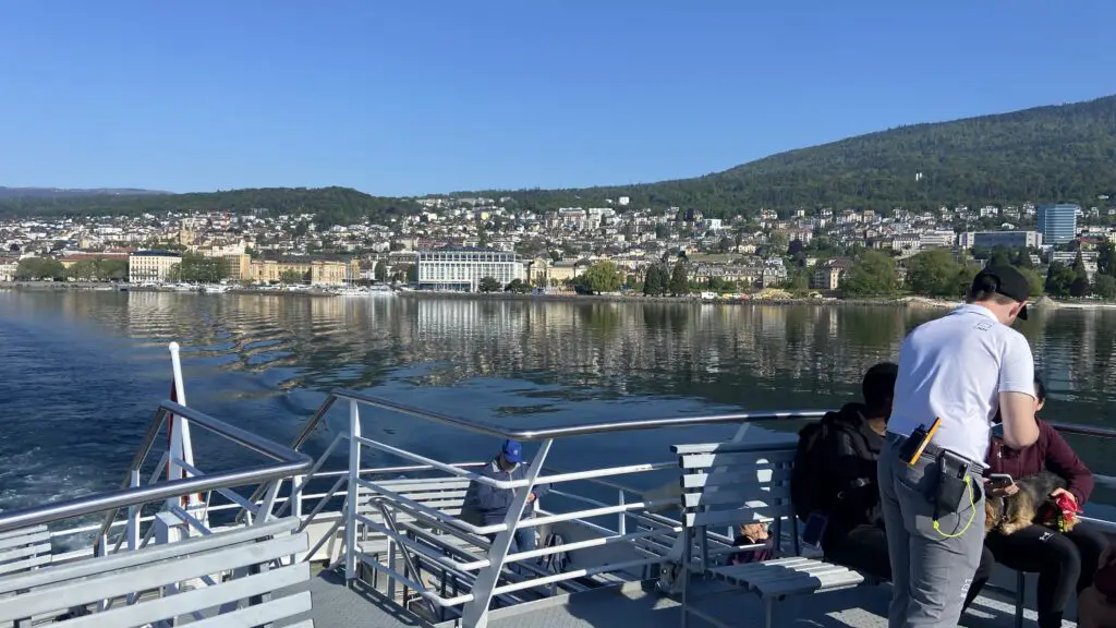 another view of neuchatel from boat ride