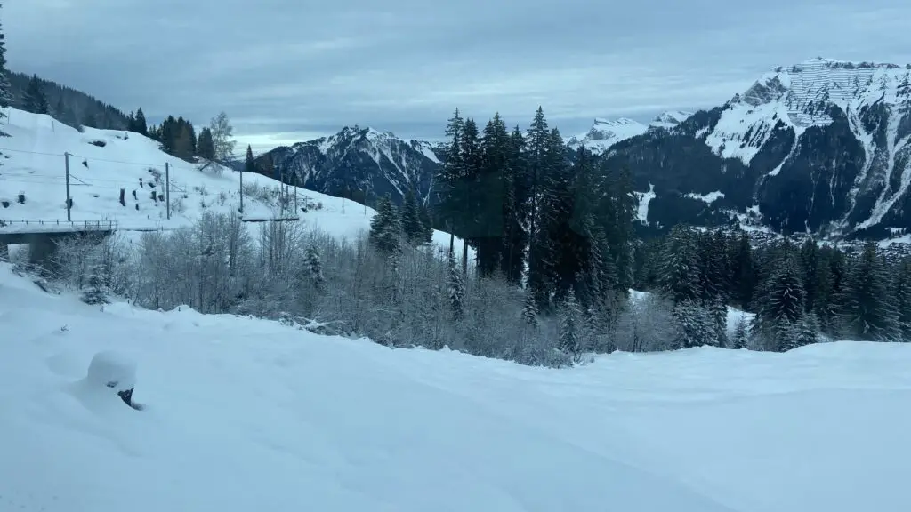 snowy view from grutchalp