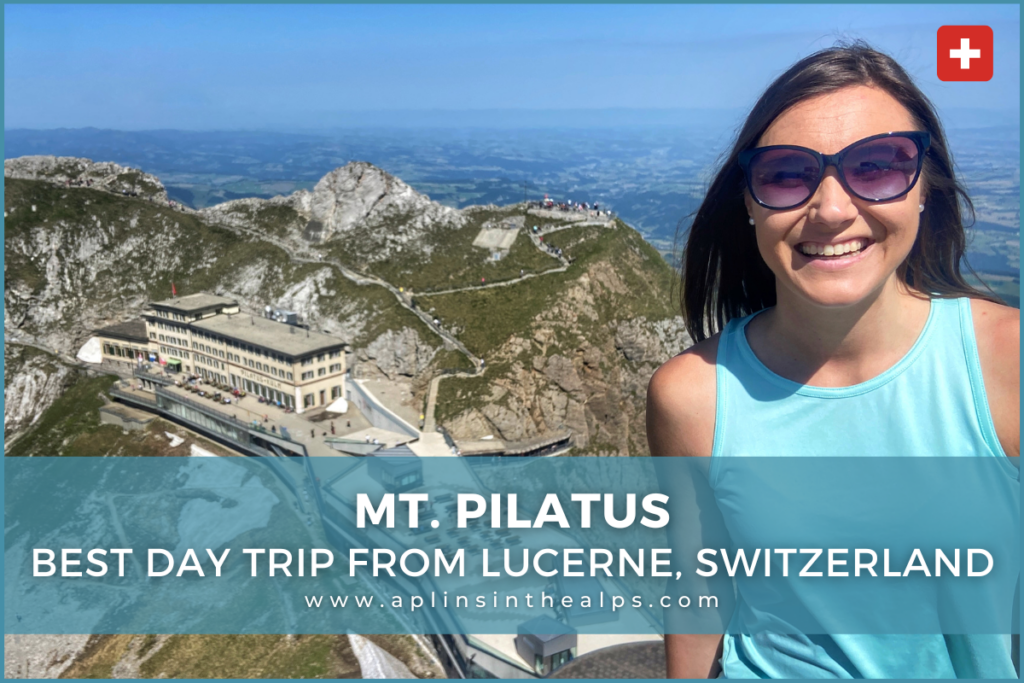 Mt. Pilatus Best Day trip from lucerne, switzerland blog thumbnail for aplins in the alps