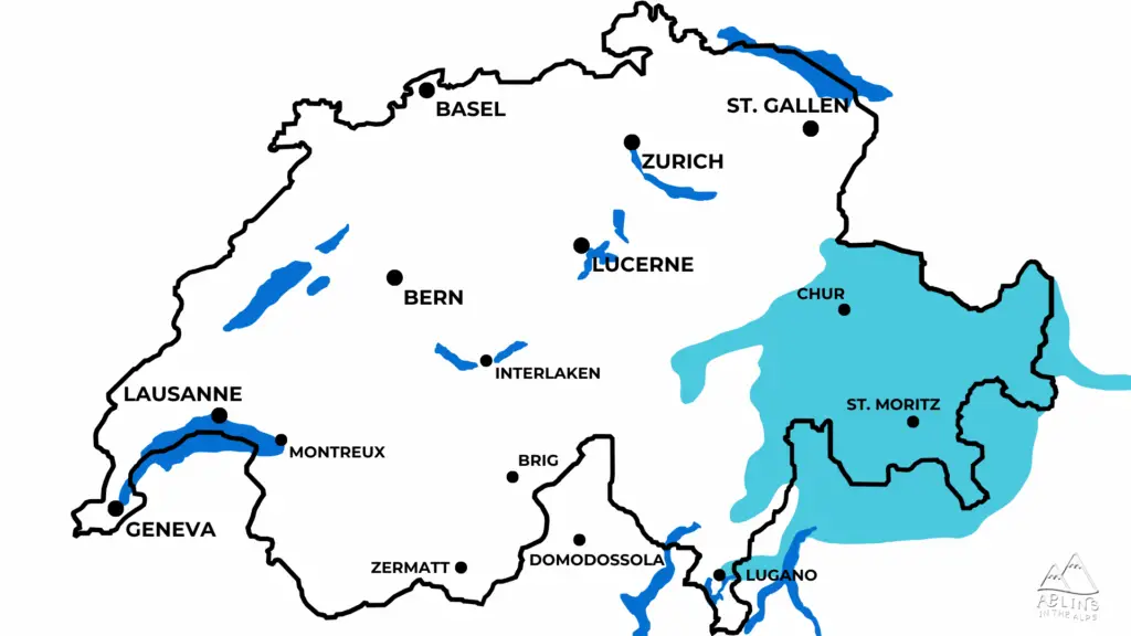 Graubünden validity map by aplins in the alps