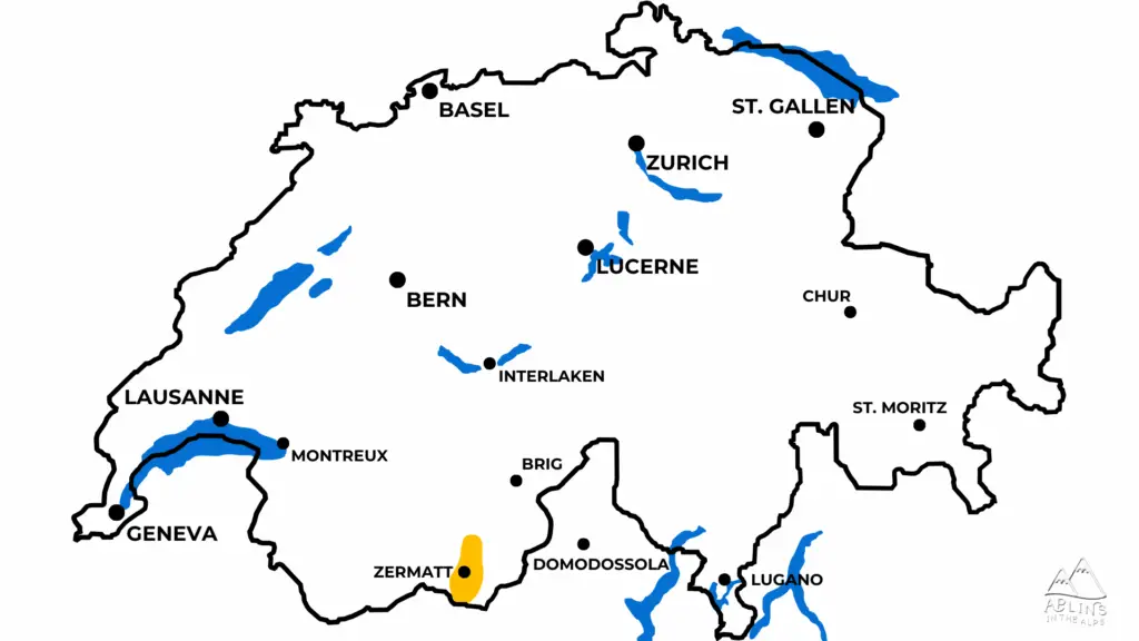 Peak Pass validity map by aplins in the alps