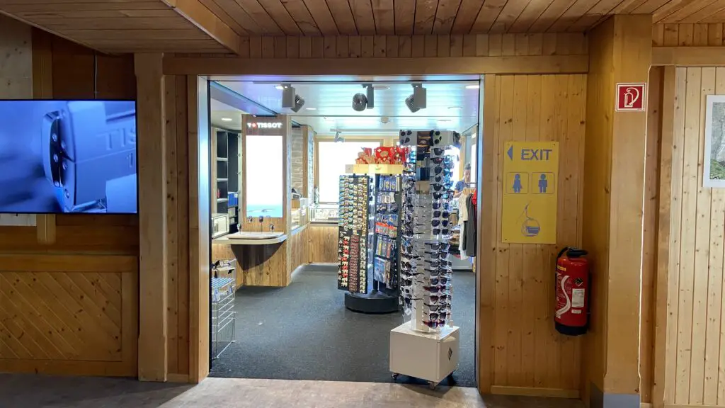 grindelwald first top of europe souvenir shop in switzerland