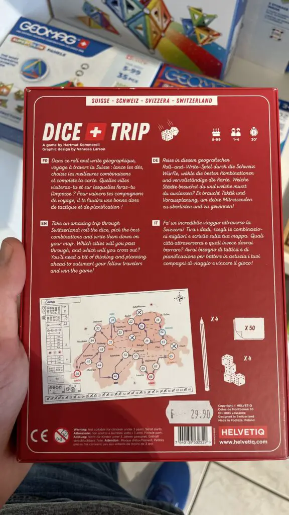 swiss board game from helvetiq