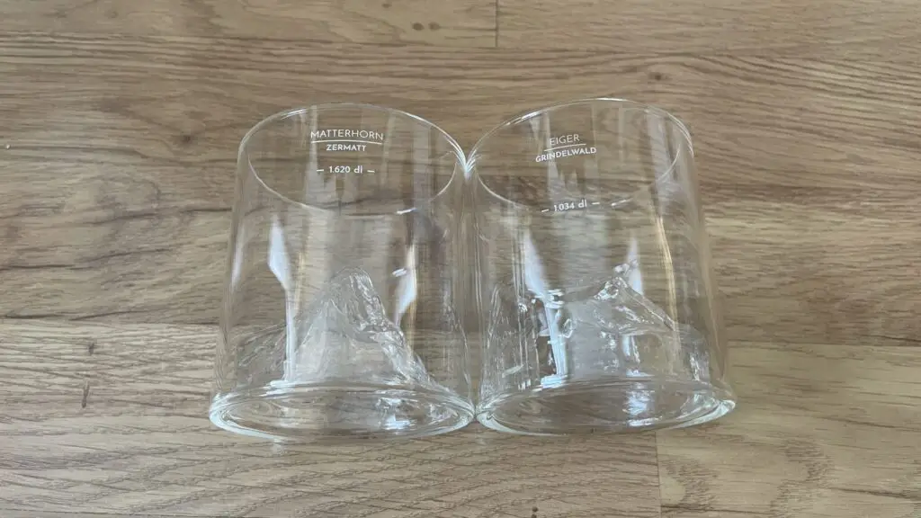 matterhorn zermatt whiskey glass eiger grindelwald
