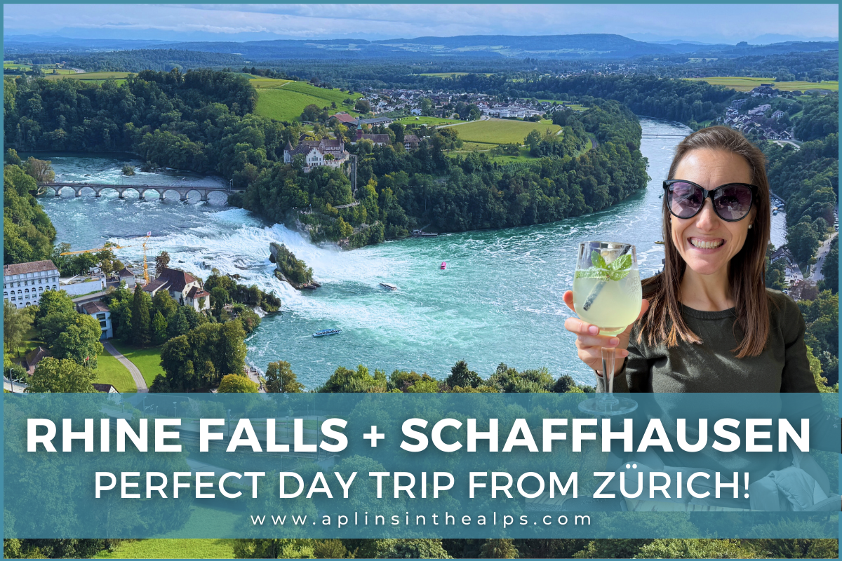 Rhine Falls switzerland + Schaffhausen switzerland perfect Day trip from zürich switzerland by aplins in the alps blog thumbnail
