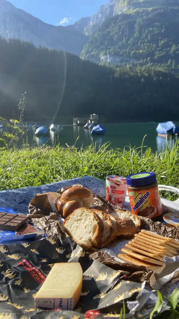 picnic on the klontalersee canton glaurs