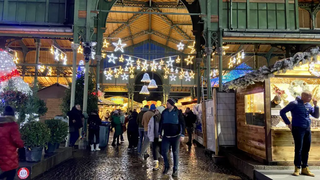 market square indoor at montreux noel swiss christmas market