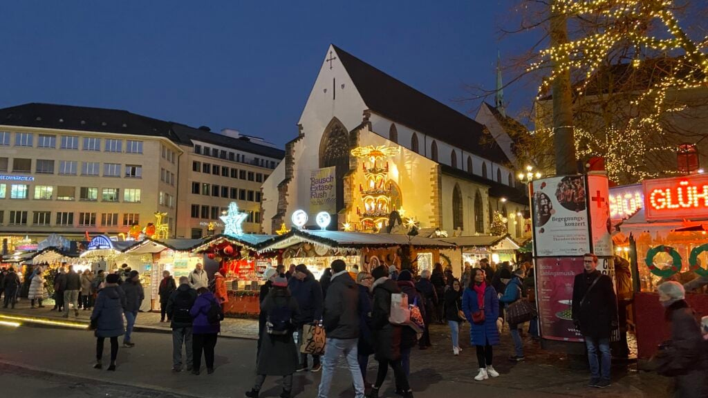 barfusserplatz basel swiss christmas market