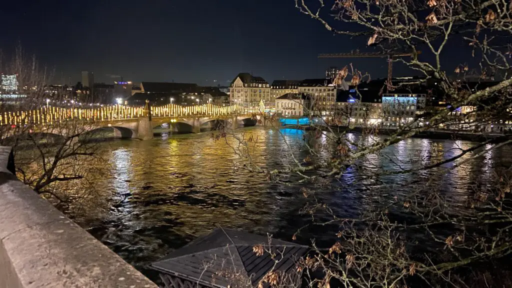 Basel switzerland christmas market advantsgass