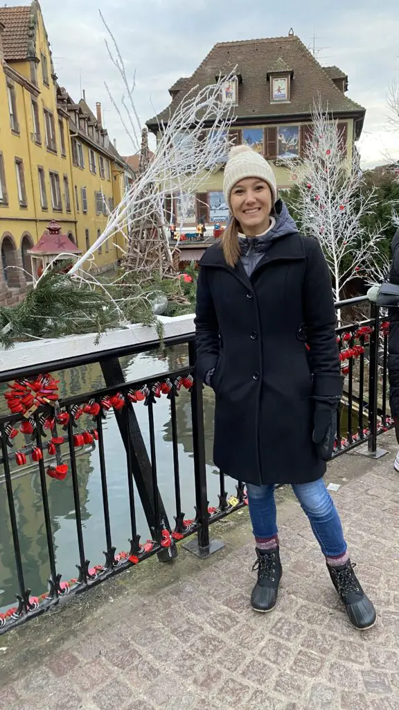 jana aplin in colmar france for christmas