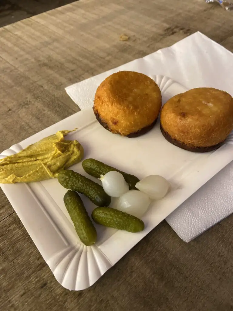 malakoff cheese from lausanne switzerland christmas market