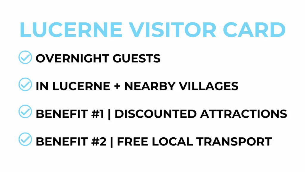 lucerne travel pass vs lucerne visitor card lucerne guest card