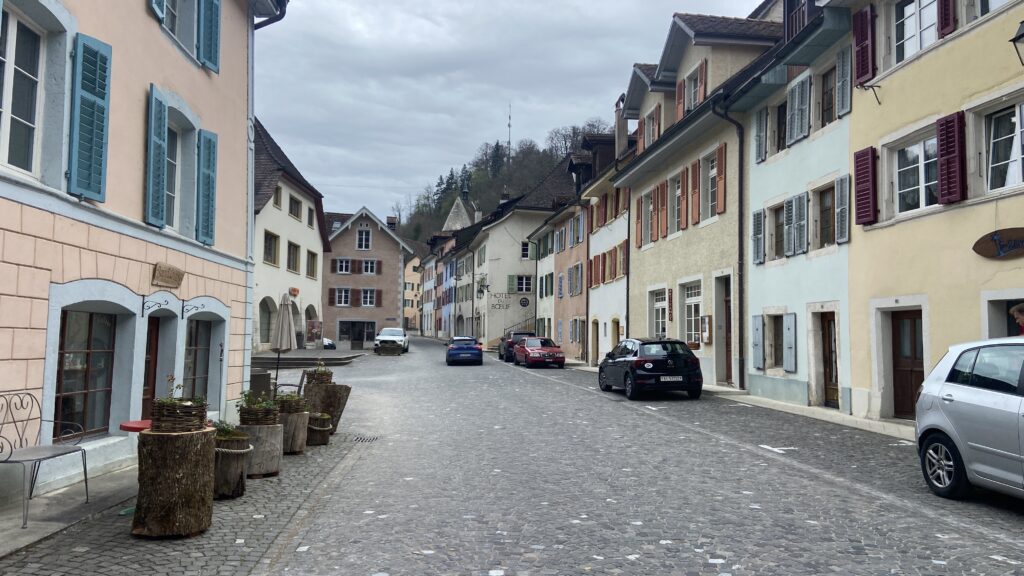 saint-ursanne switzerland medieval village