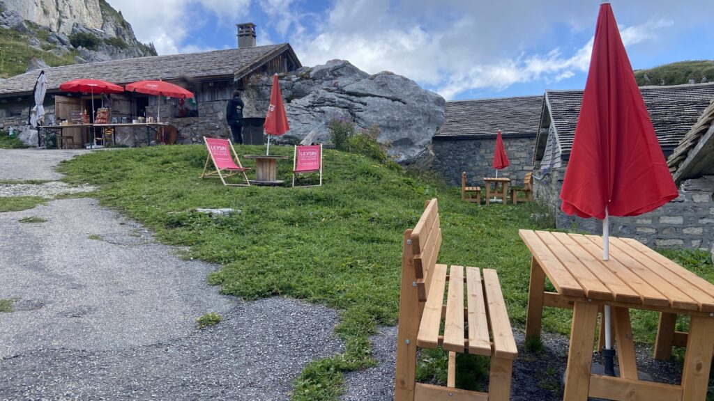 Buvette d'Aï hamlet switzerland