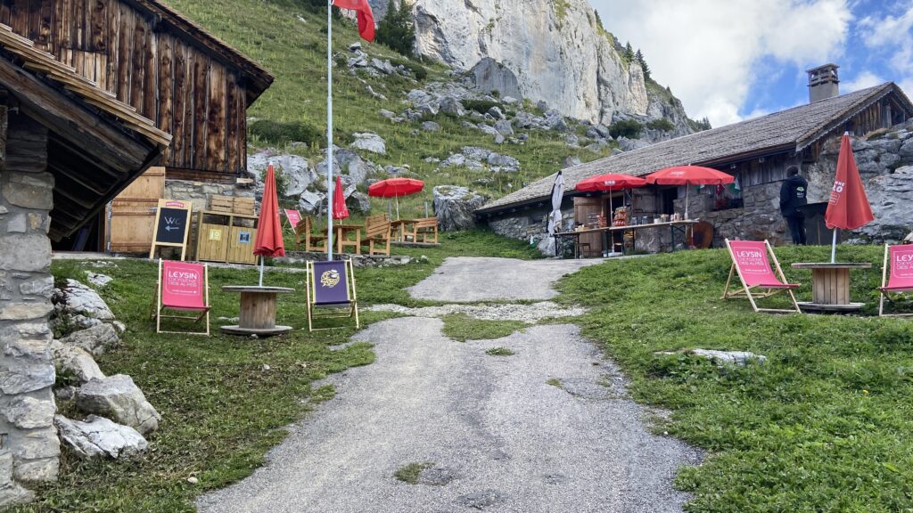 Buvette d'Aï mountain restaurant switzerland
