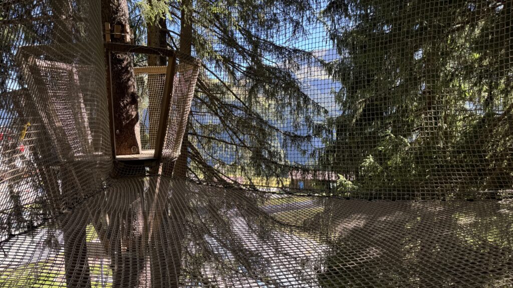 stockhutte playground and treetop park in switzerland