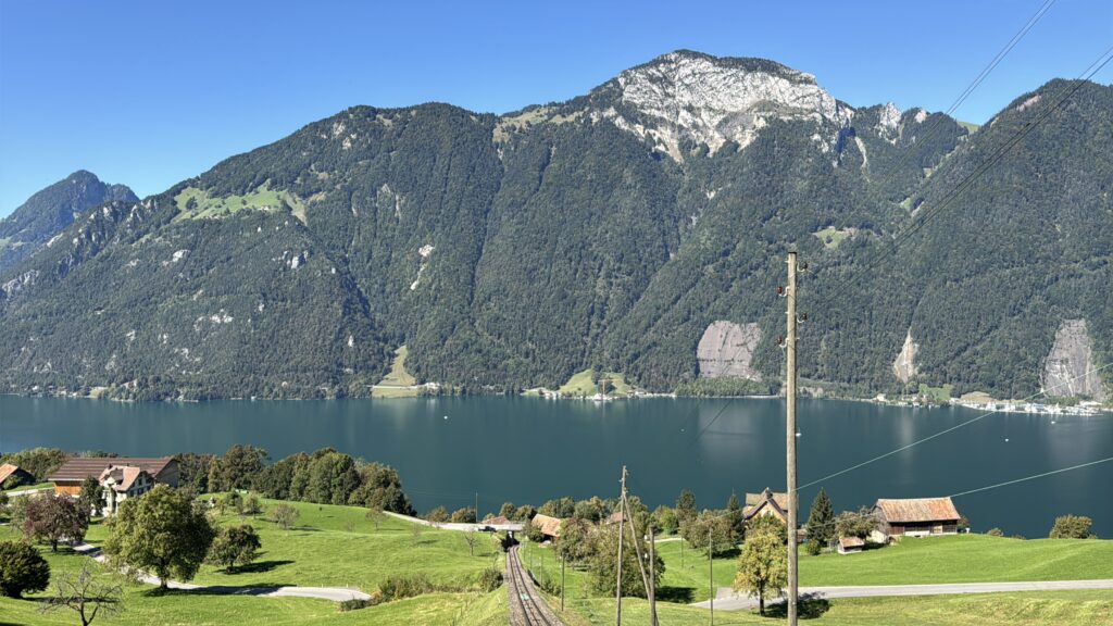 funicular on lake lucerne switzerland goldi safari