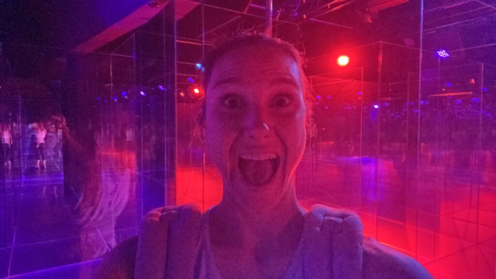 jana aplin in a glass maze glasi hergiswil switzerland