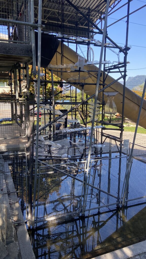 glass marble run glasi hergiswil switzerland