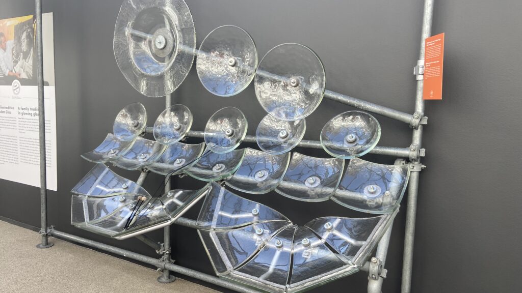 glass drums at glasi hergiswil switzerland