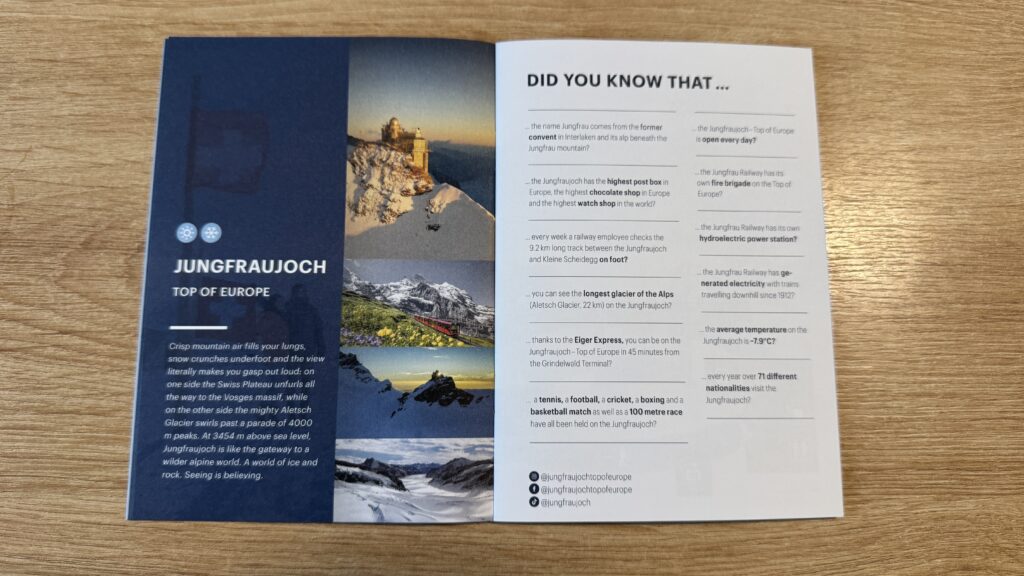 jungfraujoch red passport book facts
