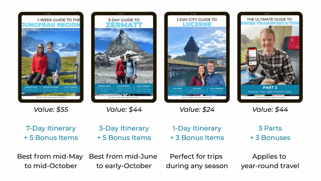 Best Sellers Bundle updated 2025 aplins in the alps swiss travel guide bundle