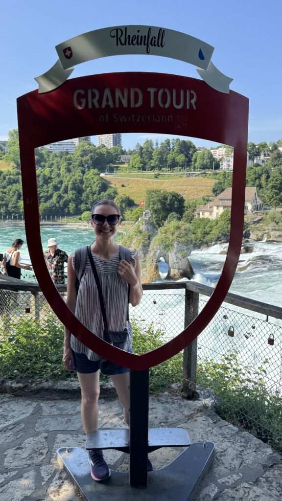 schloss laufen rhinefalls grand tour of switzerland sign aplins in the alps