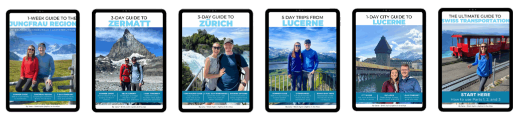 ultimate switzerland bundle swiss travel guides in a row