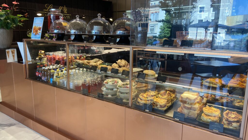 lindt home of chocolate cafe food