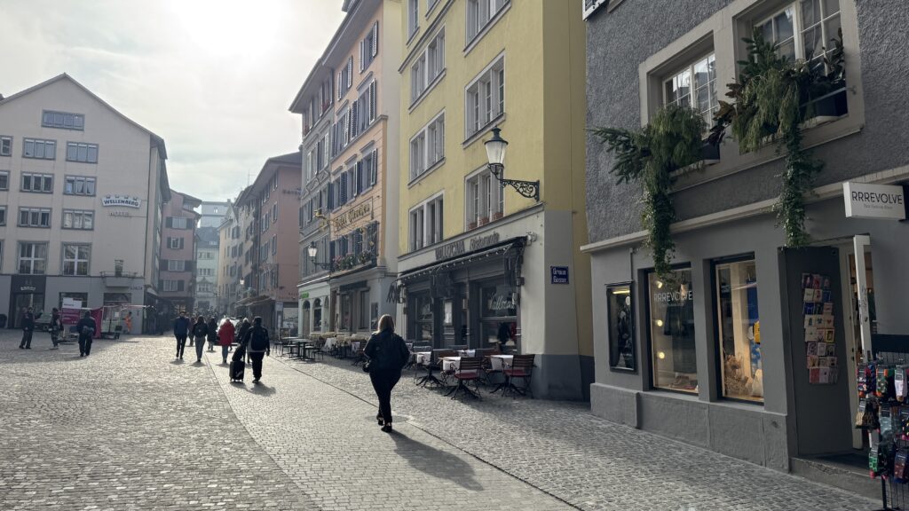 niederdorf neighborhood in zurich switzerland