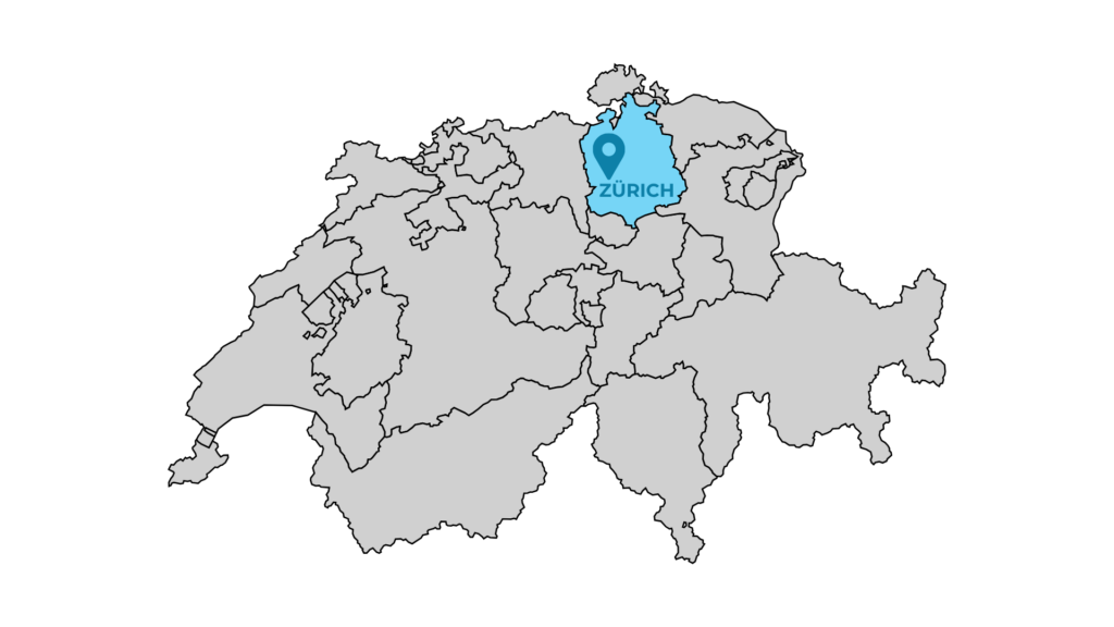 canton zurich map