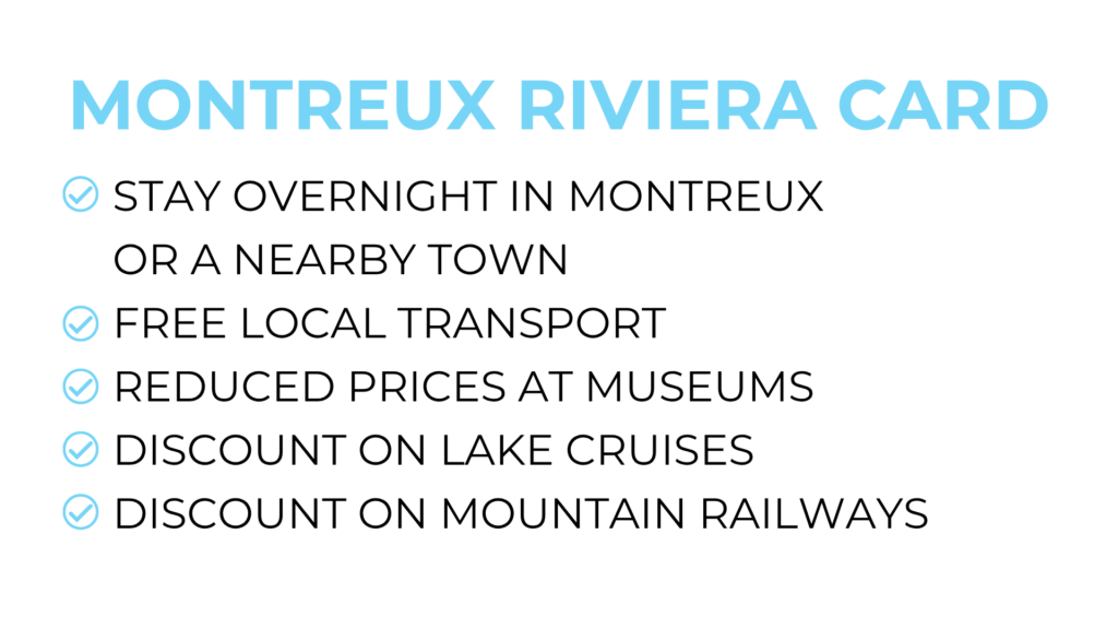 Montreux Riviera Card benefits
