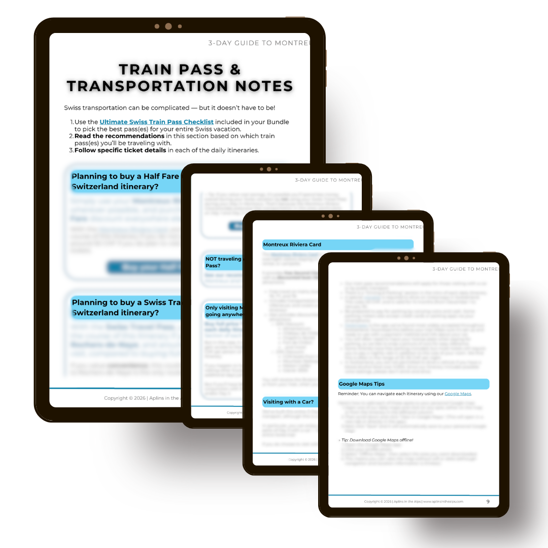 Train pass notes