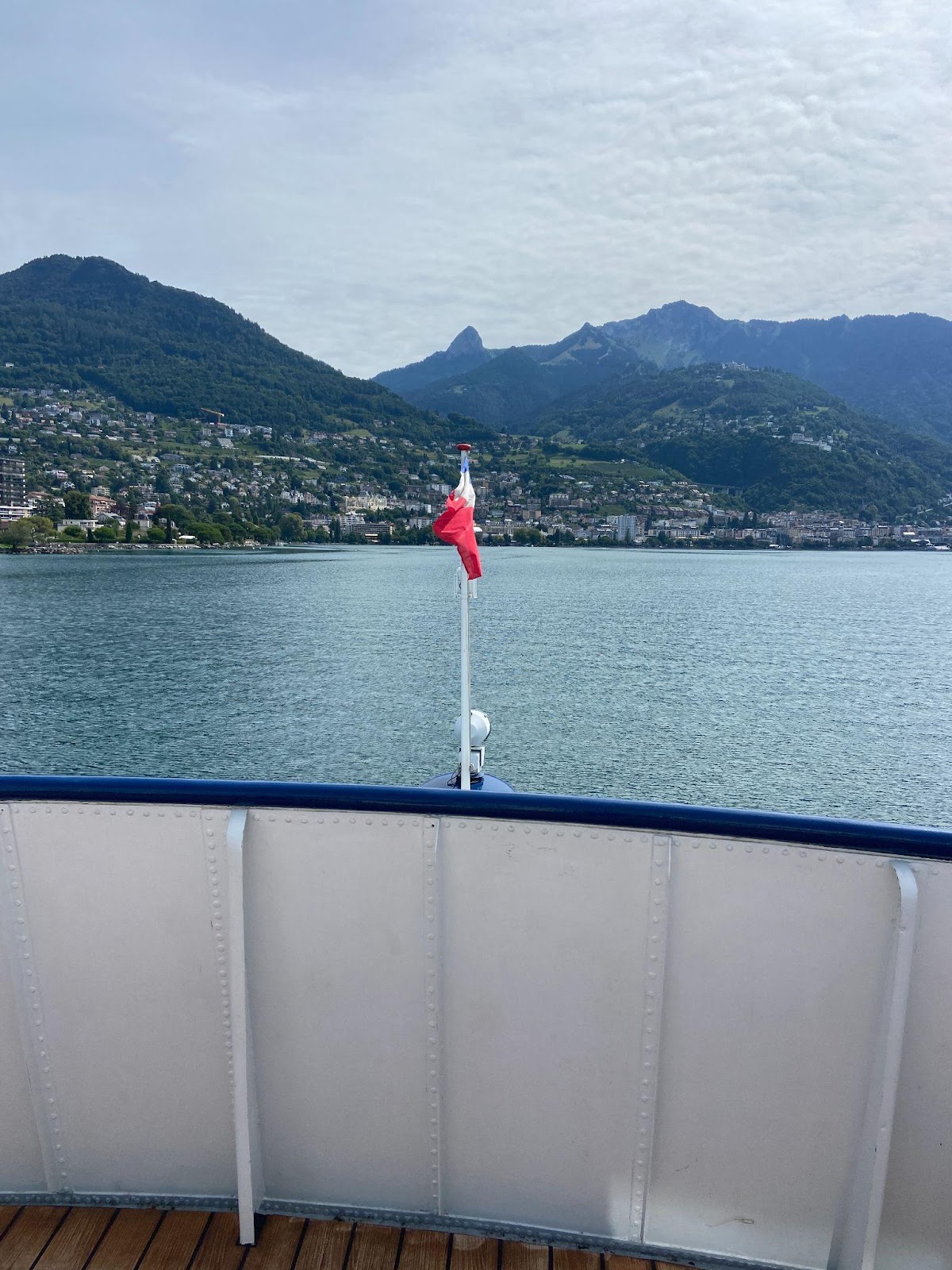 A boat cruise on Lake Geneva