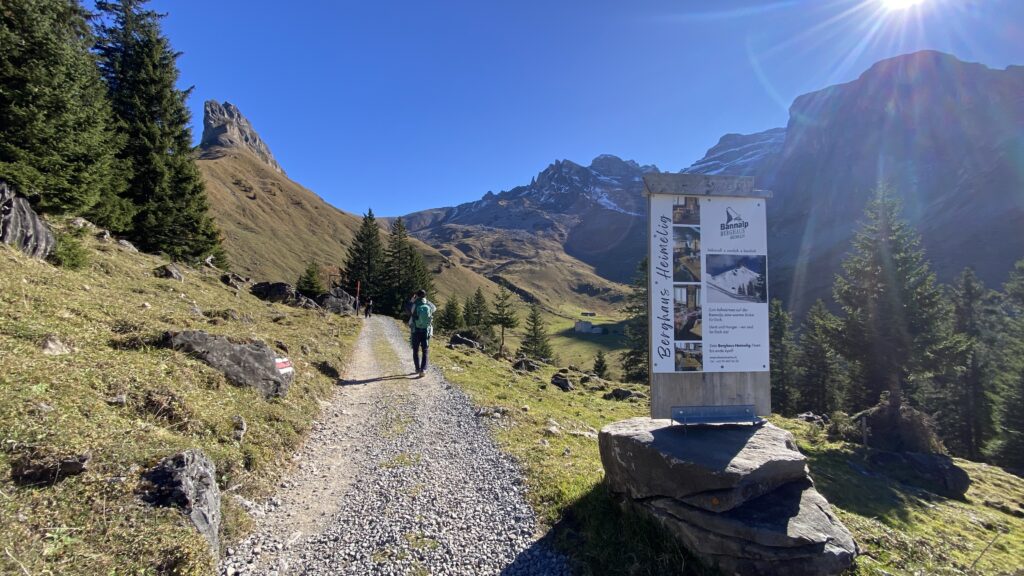 bannalp hike to unterstaffel
