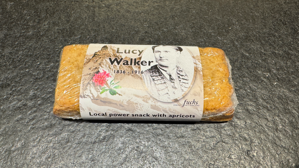 lucy walker apricot pastry in zermatt switzerland
