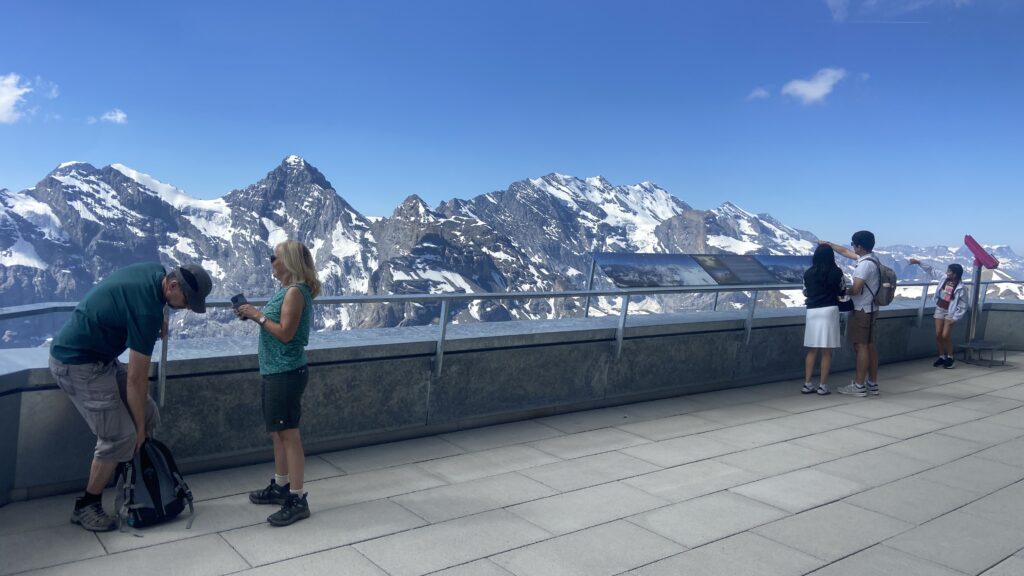schilthorn switzerland terrace