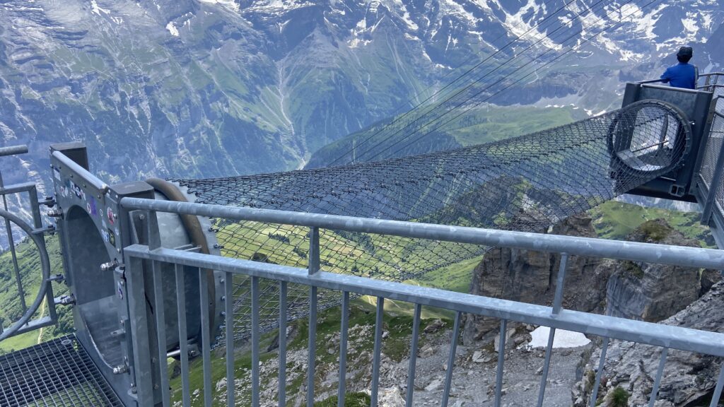 birg thrill walk tunnel over the swiss alps